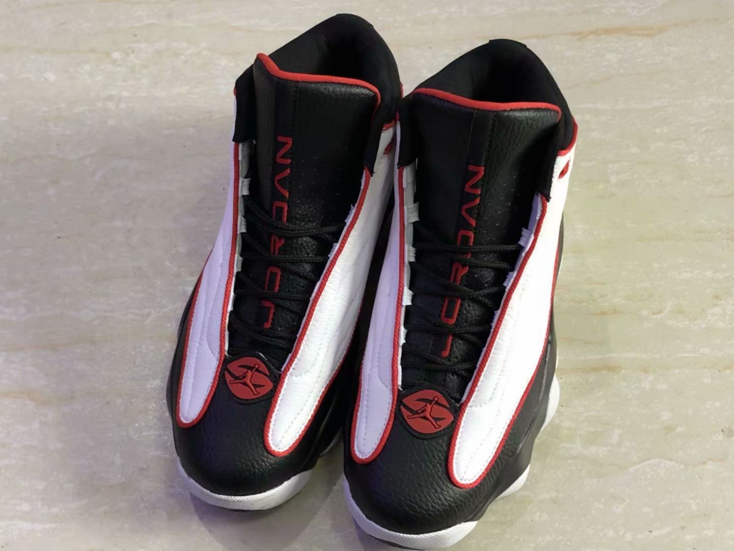 New Air Jordan 13.5 Black White Red Shoes - Click Image to Close